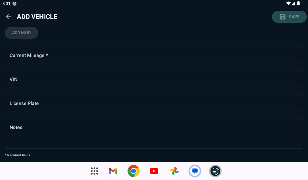 ShoddyMaintenance vehicle details screenshot